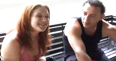 Sexy redhead girl Mona is eager to ride a stiff chili dog