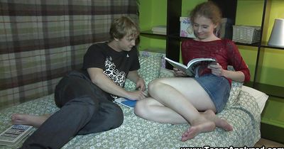 Voluptuous darling Masha blows a prick and gets creamed