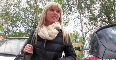 Lovely sweetie Bela likes to tease you with her ass