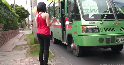 Overwhelming barely legal brunette Isabel Torvos got nailed until she started moaning and screaming from pleasure